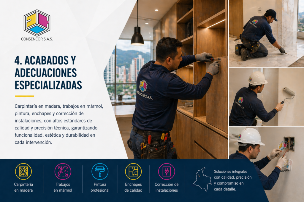 Acabados y Adecuaciones Especializadas en Construcción