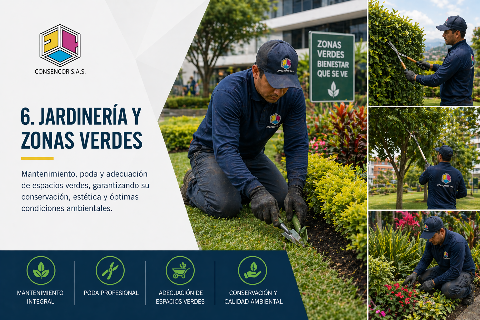 Jardinería y zonas verdes